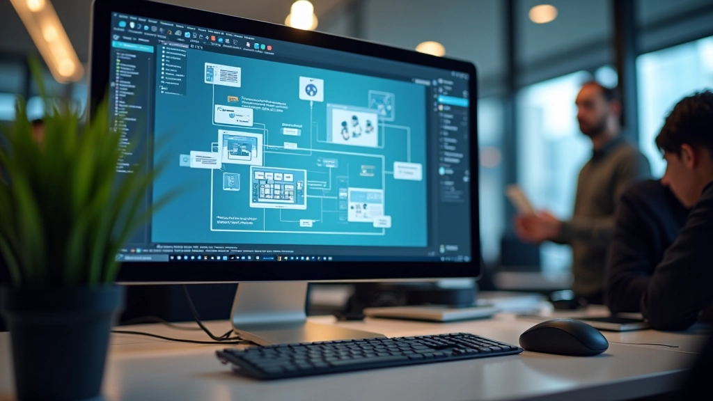 Prototype interaction animation showing button hover states and transitions