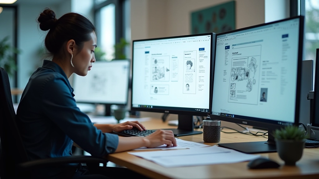 Collaborative design workspace showing wireframing and design system work