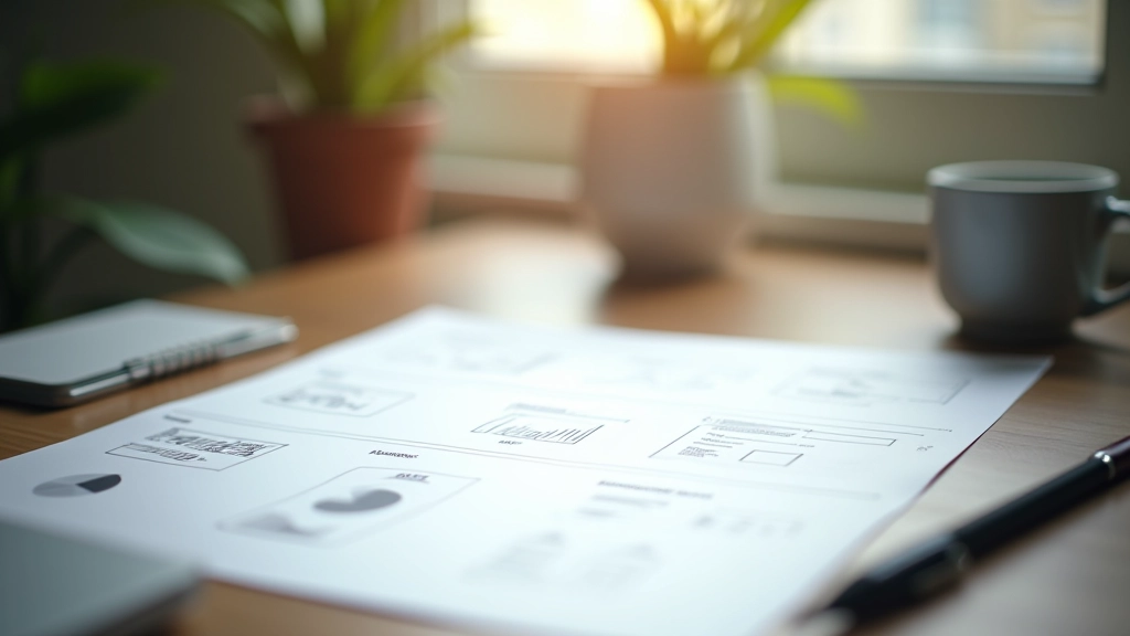 Side-by-side comparison of low-fidelity sketches and medium-fidelity digital wireframes