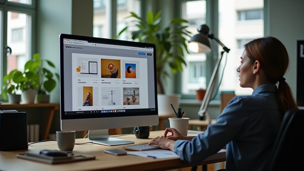 Design studio with professionals working on digital design projects